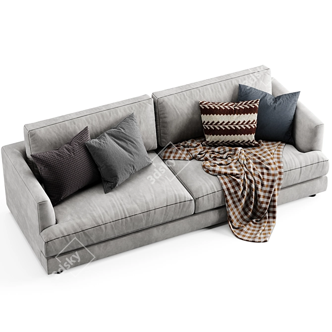 Modern Comfort: West Elm Haven Sofa 3D model image 5