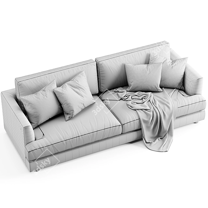 Modern Comfort: West Elm Haven Sofa 3D model image 6