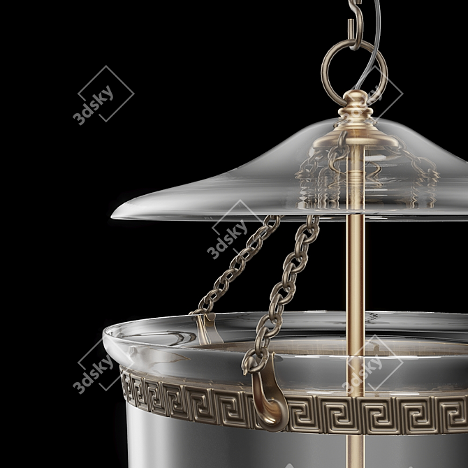 Lincoln Globe Lantern: Timeless Elegance 3D model image 3