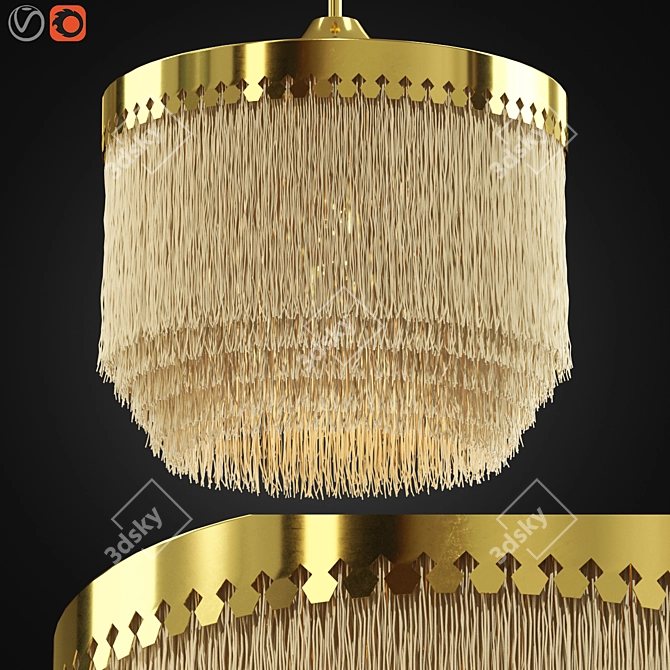 Nordic Elegance: T-601M Lamp 3D model image 1