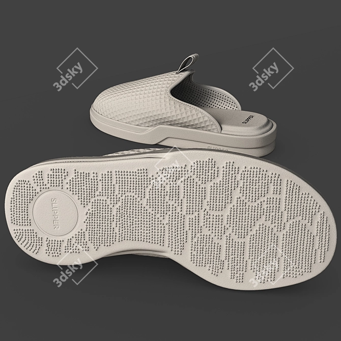 Title: Texture-Changeable Slippers 3D model image 3