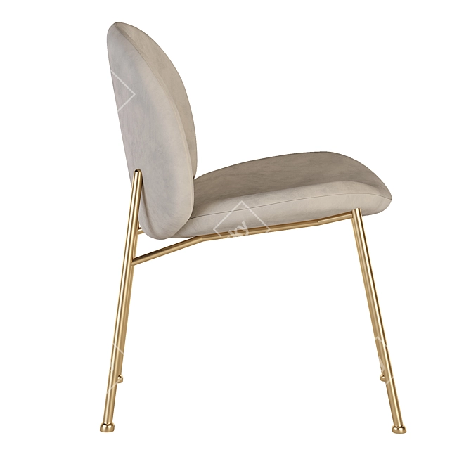 Saba Italia Chair: Sleek Modern Design 3D model image 3