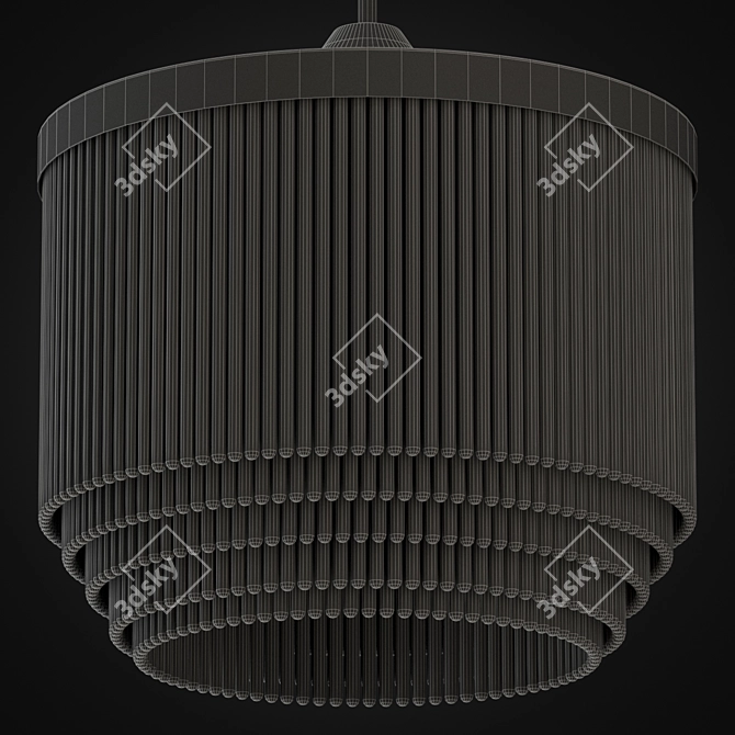 Zagg Ceiling Lamp: Innovative Design 3D model image 2