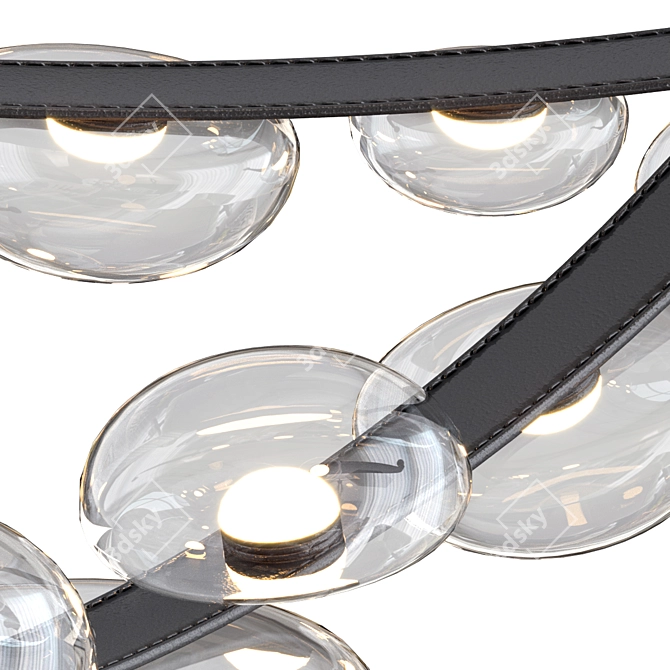 Elegance Illuminated: DEW DROPS Pendant 3D model image 2