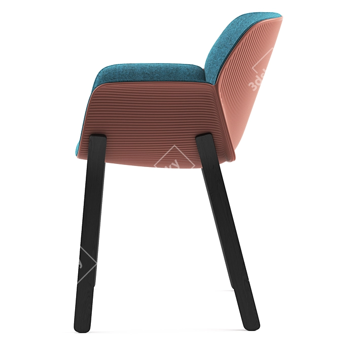 Elegant Nuez SO Chairs 3D model image 3