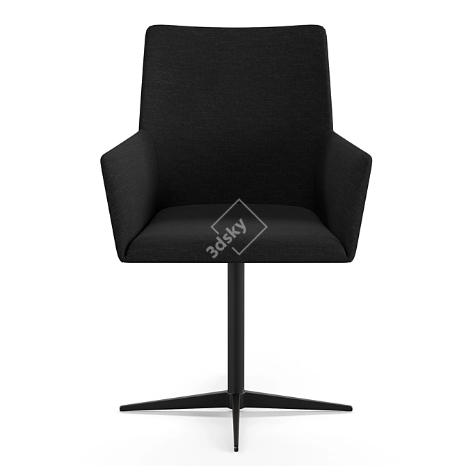 Vintage Style Office Chair - LA REDOUTE INTERIEURS 3D model image 9