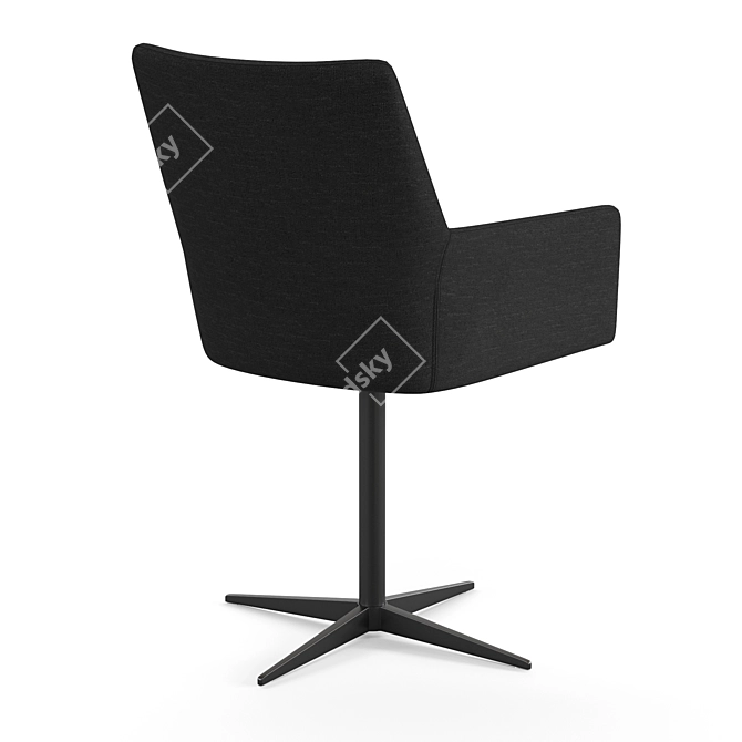 Vintage Style Office Chair - LA REDOUTE INTERIEURS 3D model image 11