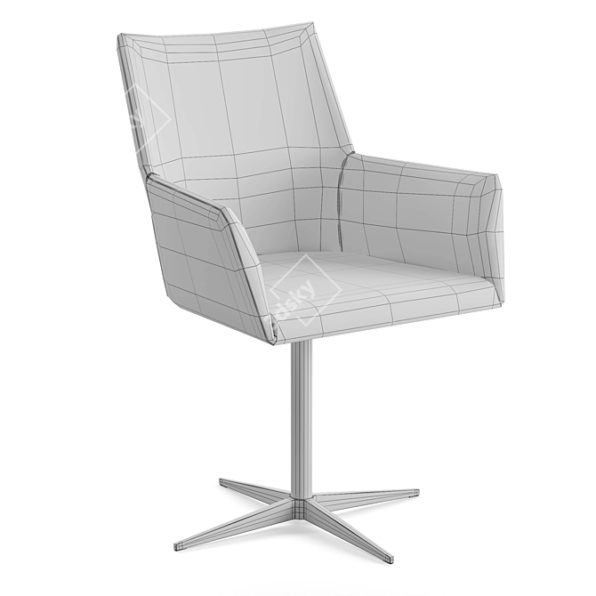 Vintage Style Office Chair - LA REDOUTE INTERIEURS 3D model image 19