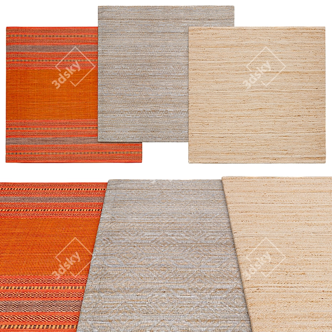 Square Rugs | Multiple Sizes 3D model image 1