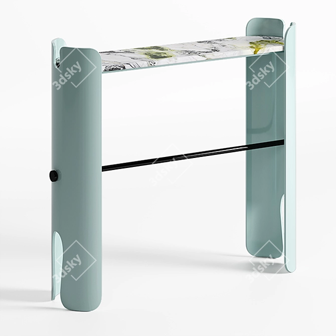 Marble Belize Console: Elegant Empreinte Design 3D model image 17