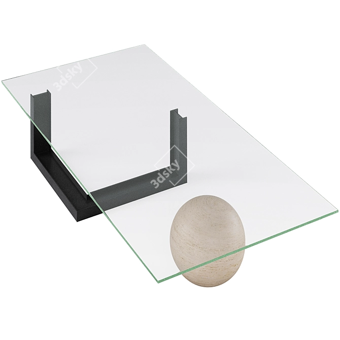 Elegant Levante Coffee Table 3D model image 2