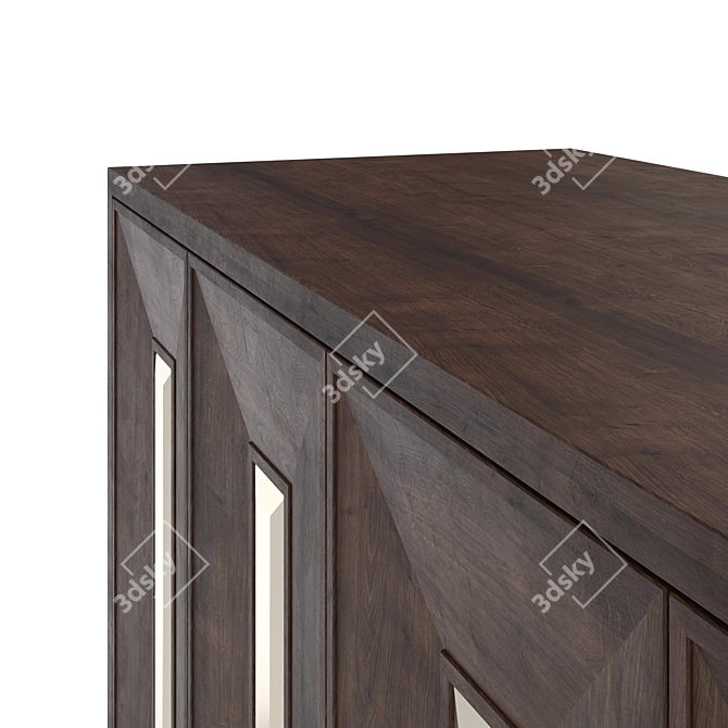 Bernie Golden Inlay Drawers 3D model image 2