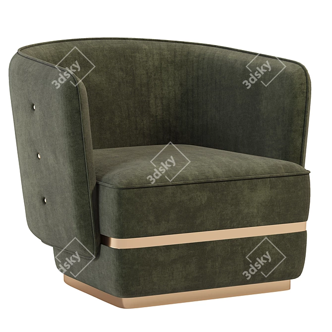 Poema Armchair by Casa Magna 3D model image 2