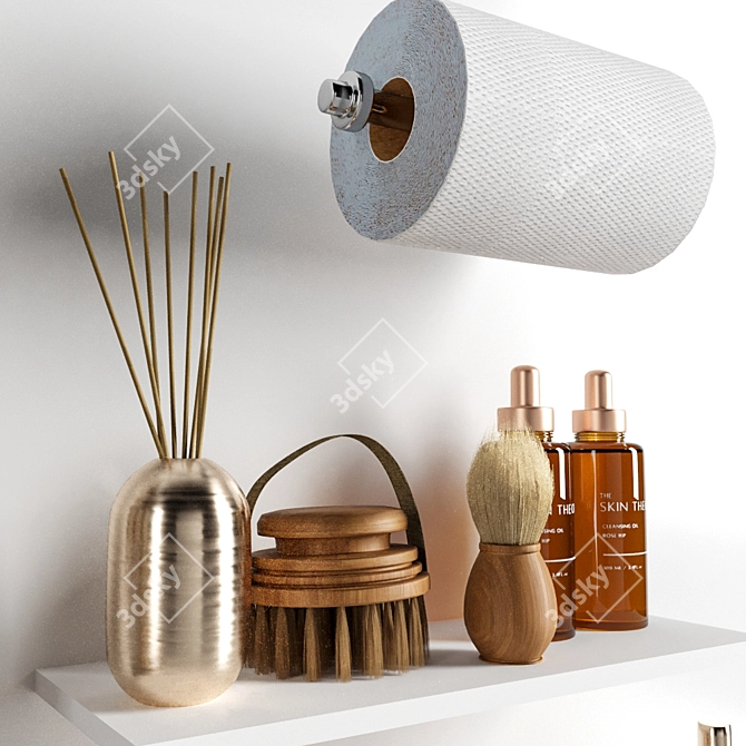 Turbo Chic Bathroom Essentials 3D model image 3