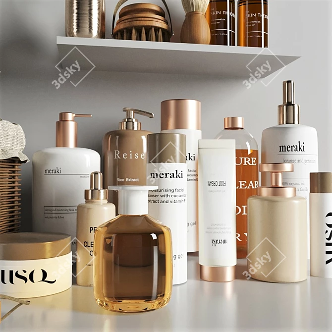 Turbo Chic Bathroom Essentials 3D model image 6