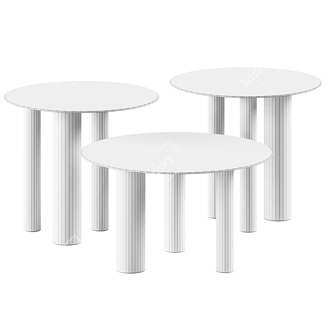 Versatile Brandt CS2 Coffee Table 3D model image 2