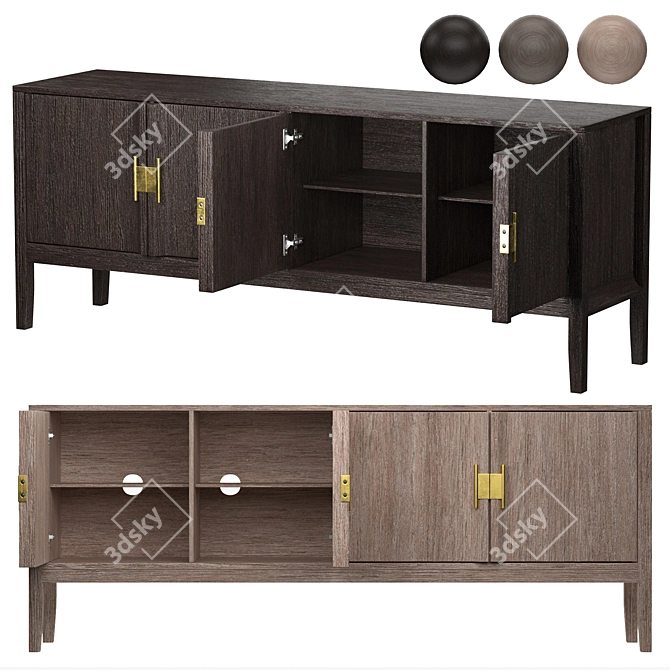 Urban Media Console - dantonehome 3D model image 1