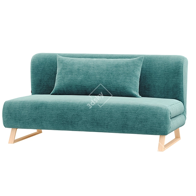 Versatile Rosy Sofa: 3x Function, Comfort & Style 3D model image 4