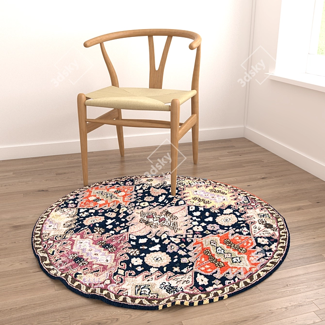 Versatile Rug Set: 8 Variations 3D model image 4