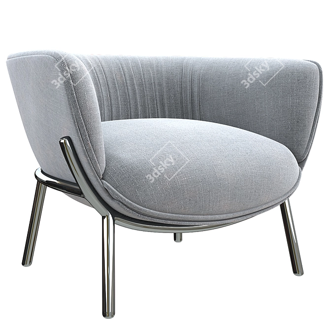 Title: Infinite Comfort Armchairs 3D model image 1