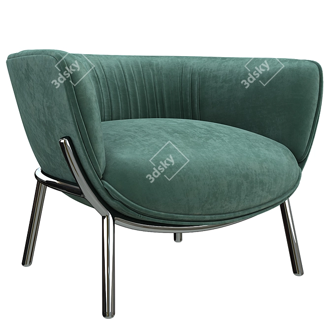 Title: Infinite Comfort Armchairs 3D model image 4