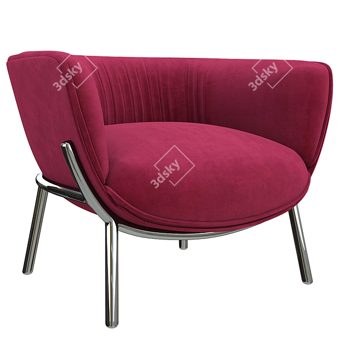 Title: Infinite Comfort Armchairs 3D model image 5