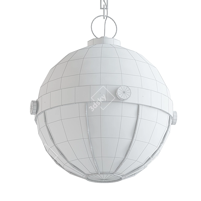 Petrosky_1 Modern Pendant Light 3D model image 2