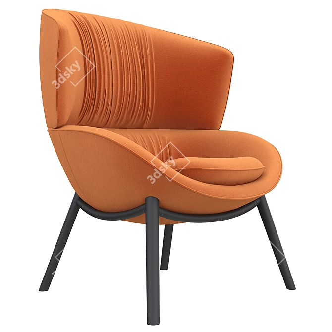 Title: DataMax Lounge Chair 3D model image 1