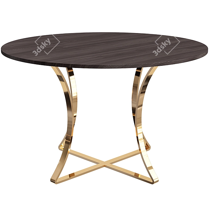 Modern Houston Dining Table 3D model image 3