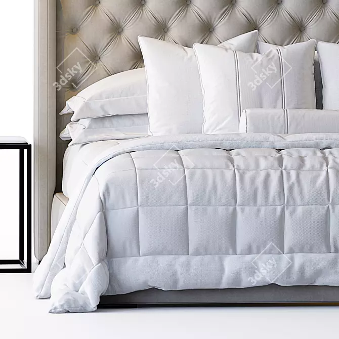 Adler King Bed - Restoration Hardware 3D model image 3