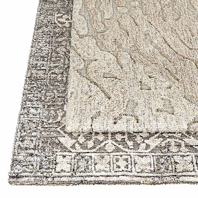 Luxury Oakland Rug: Elegant & Timeless 3D model image 2