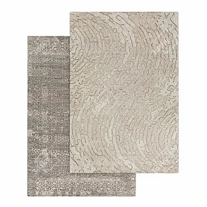 Luxury Oakland Rug: Elegant & Timeless 3D model image 3