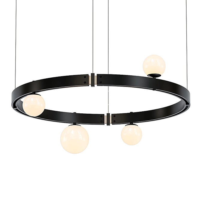 Stylish Pendant Light: STANT 3D model image 1