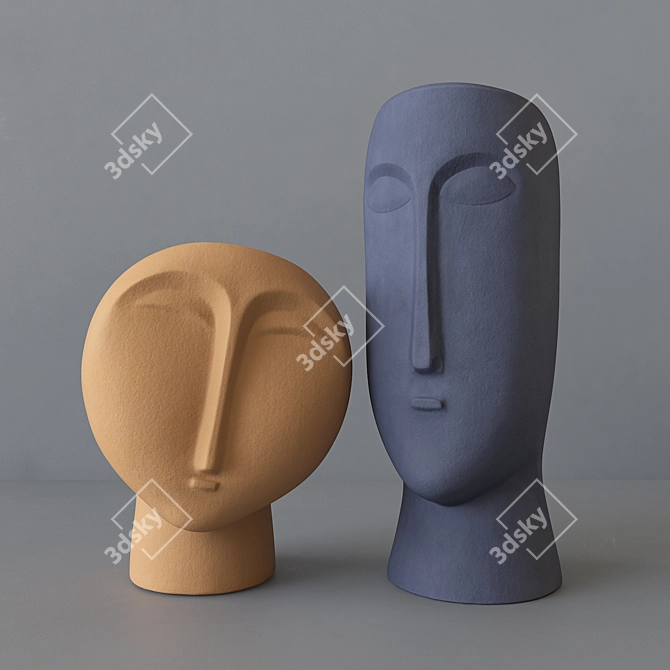 Modern Ceramic Vase: 3Dmax 2013 3D model image 1