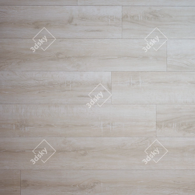 Reykjevik Oak Wood Flooring 3D model image 3