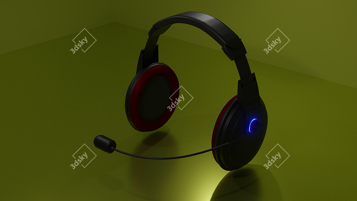 Smartbuy Gaming Headset 3D model image 2