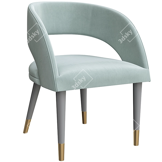 Berkeley Chair - Contemporary and Stylish Seating Solution 3D model image 1