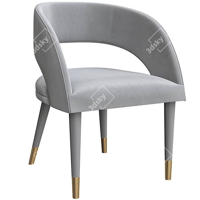 Berkeley Chair - Contemporary and Stylish Seating Solution 3D model image 3