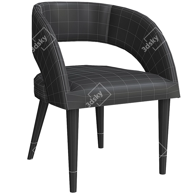 Berkeley Chair - Contemporary and Stylish Seating Solution 3D model image 7