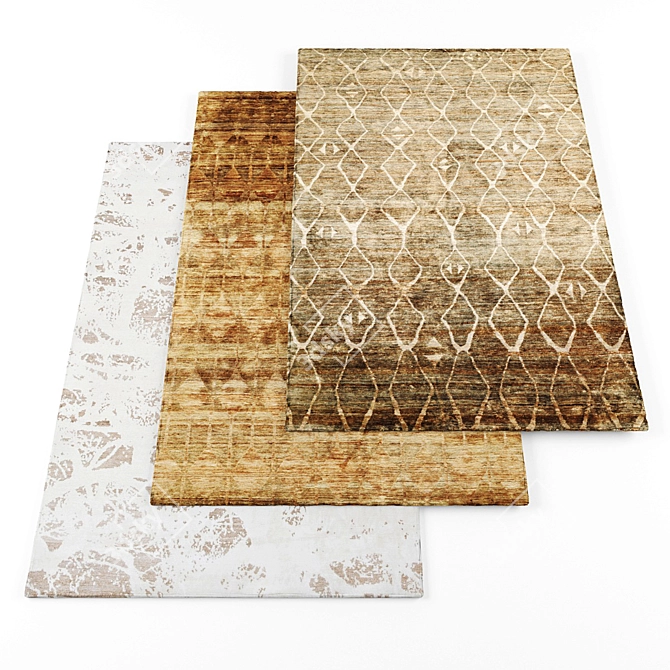 High Resolution Rugs Set 3D model image 1