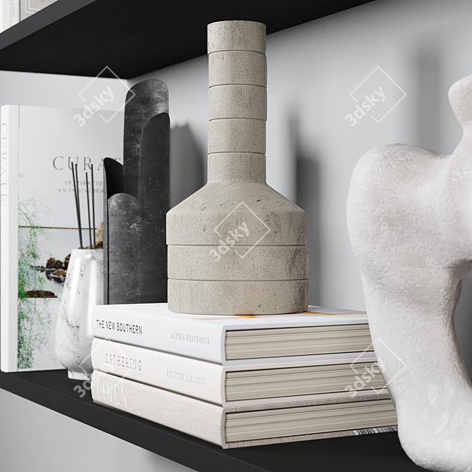 Decorative Interior Set 3D model image 4