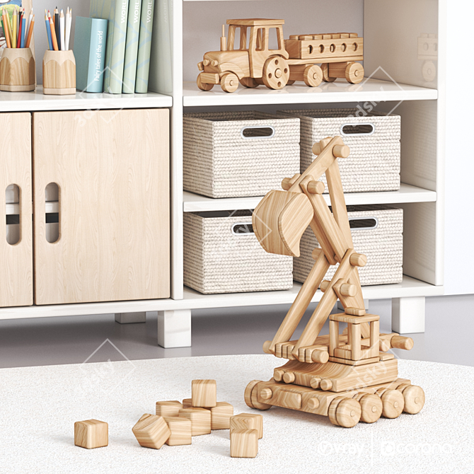 Wooddini "Валинор" Nursery Set 3D model image 5