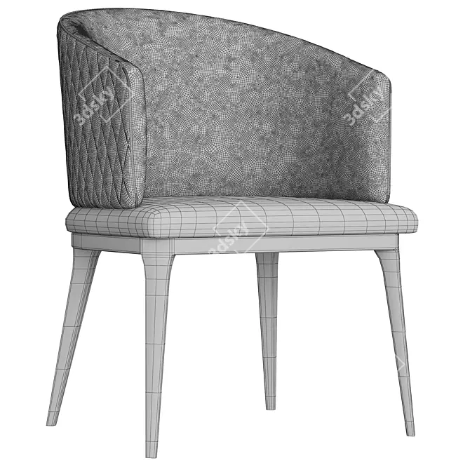 Contemporary Opera Louise Chair 3D model image 4