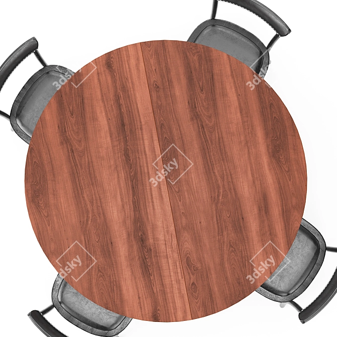 Modern Toscana Dining Set 3D model image 2