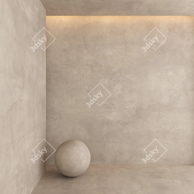 High-Quality Decorative Plaster 3D model image 3