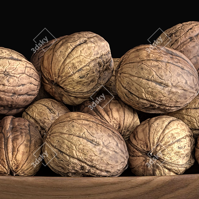 Elegant Walnut Set: 2015 Version 3D model image 4