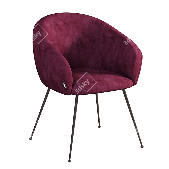 Courchevel Deephouse Chair: Stylish and Comfortable 3D model image 1