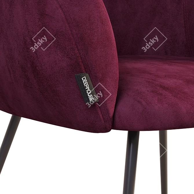 Courchevel Deephouse Chair: Stylish and Comfortable 3D model image 2