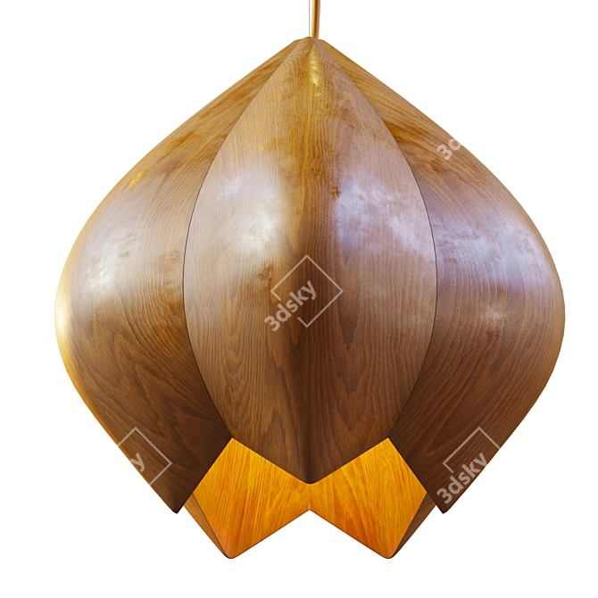 Cherry Blossom Pendant Light 3D model image 3