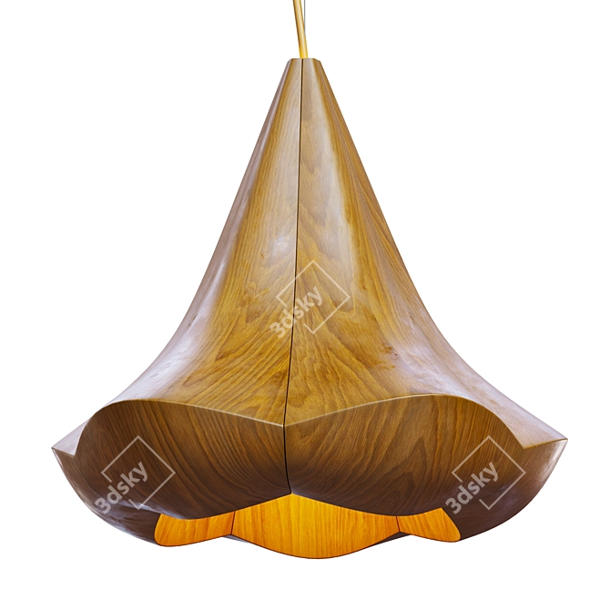 Cherry Blossom Pendant Light 3D model image 4